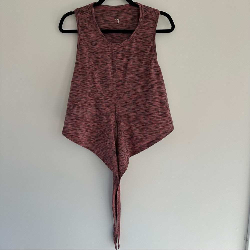 Zyia Tie Workout Tank Pink - Picture 7 of 7